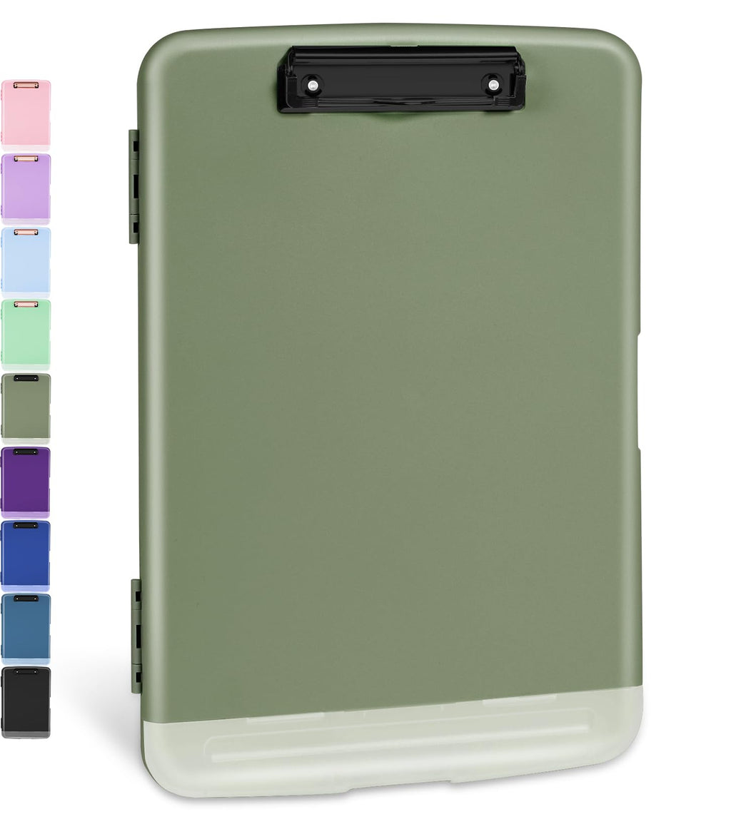 Sooez Clipboards with Storage, High Capacity Clip Boards 8.5x11 with Storage