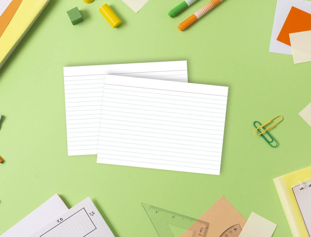 Home Advantage Double Sided Ruled White Index Cards, File Lined Note Cards (5-x-7)