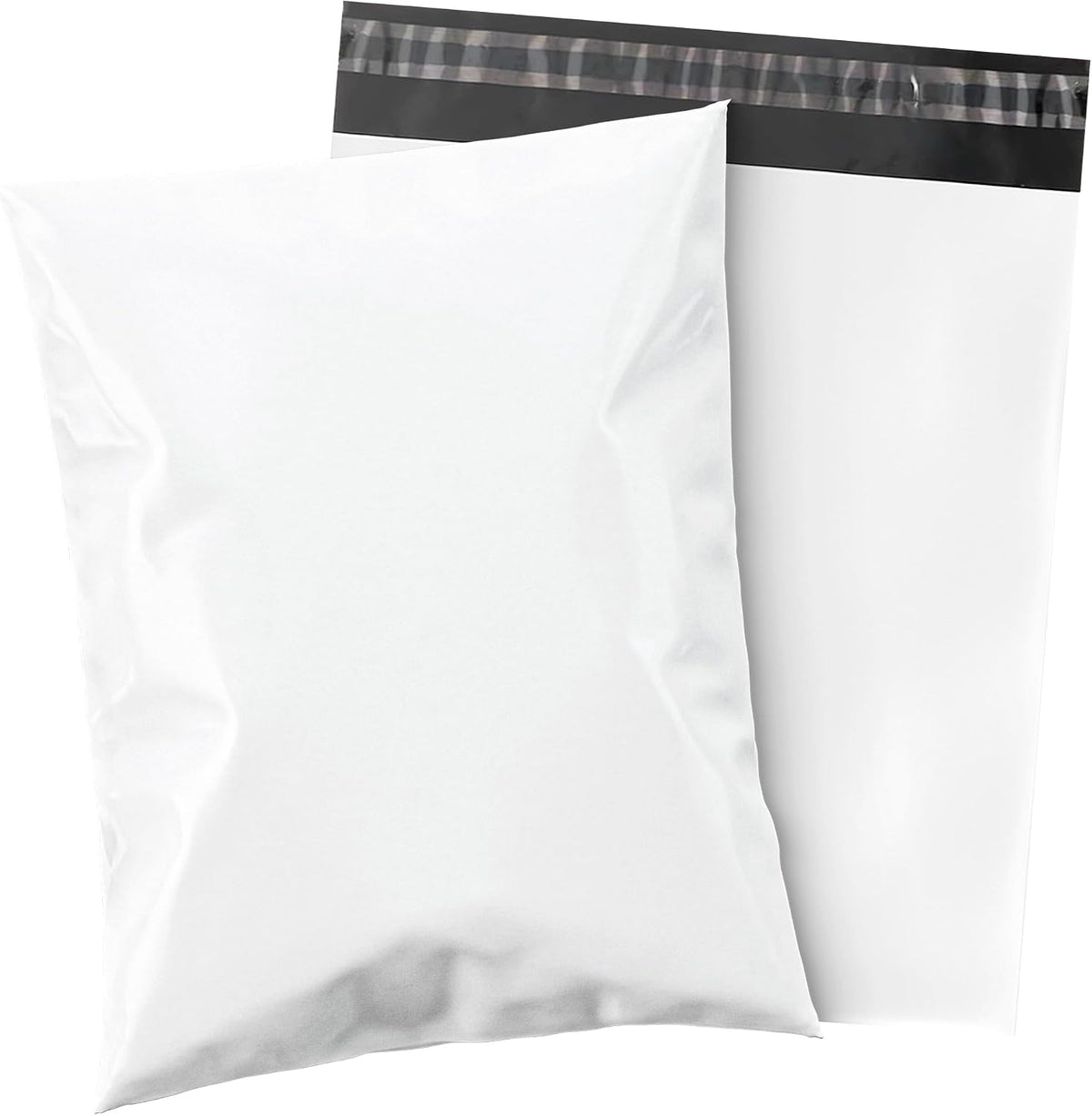 Shop4Mailers 9x12 Inch 2 Mil Poly Mailers – Glossy White Waterproof Tear-Resistant