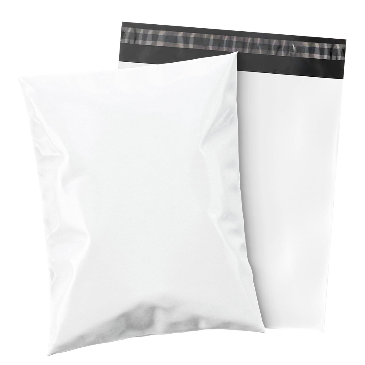 Shop4Mailers 10x13 Inch 2.17 Mil Poly Mailers – Glossy White Waterproof Tear-Resistant