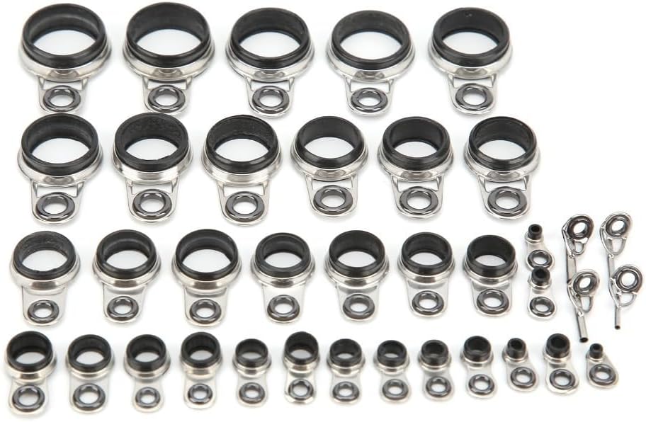 Rod Repair Kit - Stainless Steel & Ceramic Guide Rings for Surf Casting Rods | Top Tip &