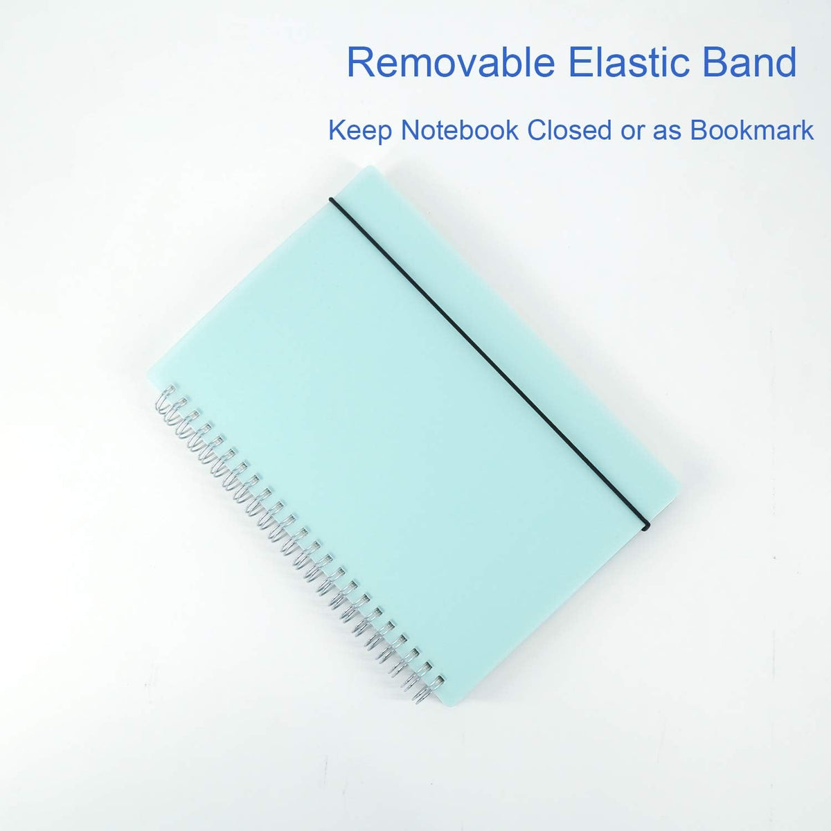 3 Pack A5 Spiral Graph Notebook with 120gsm Thick Paper