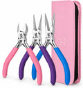 Jewelry Pliers Set, 3-Piece Mini Jewelry Making Tools with Round Nose