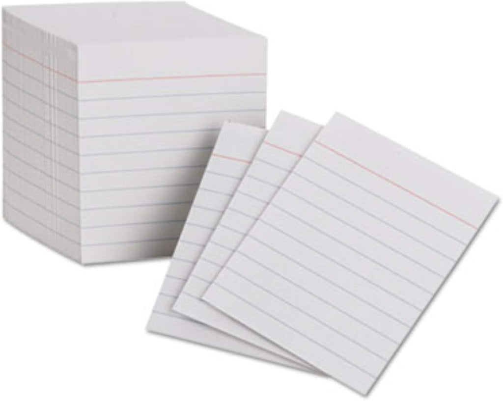 Oxford Ruled Mini Index Cards, 3 X 2.5, White, 200/pack