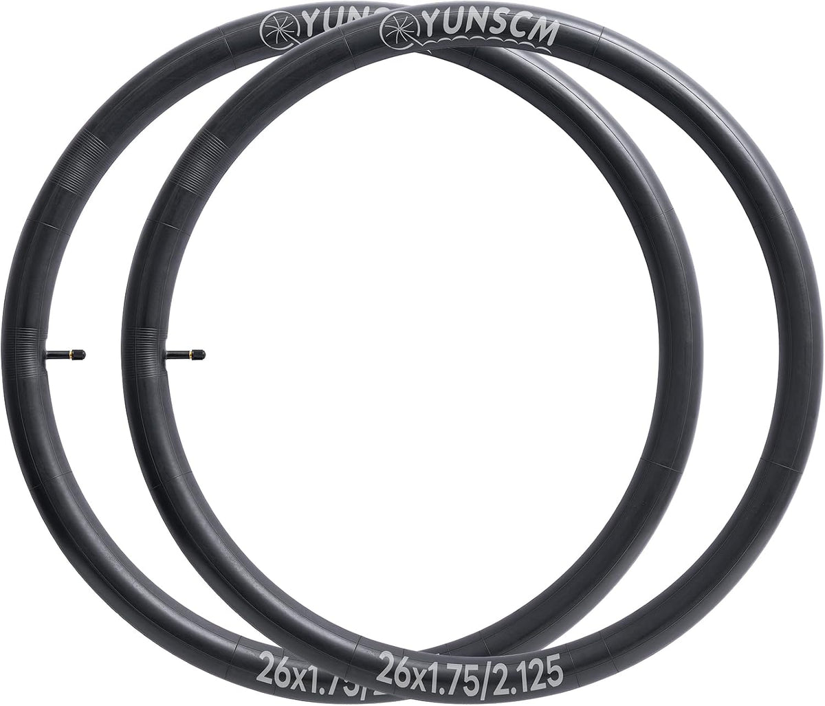26" Bike Tubes 26x1.75/1.95/2.0/2.10/2.125 AV32 with 2 Tire Levers 2-PCS