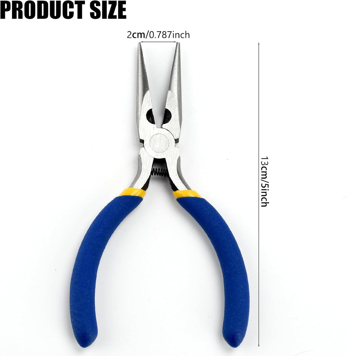 5 Inch Needle Nose Pliers Set, 6 Pack Small Needle Nose Pliers, Jewelry Pliers Set