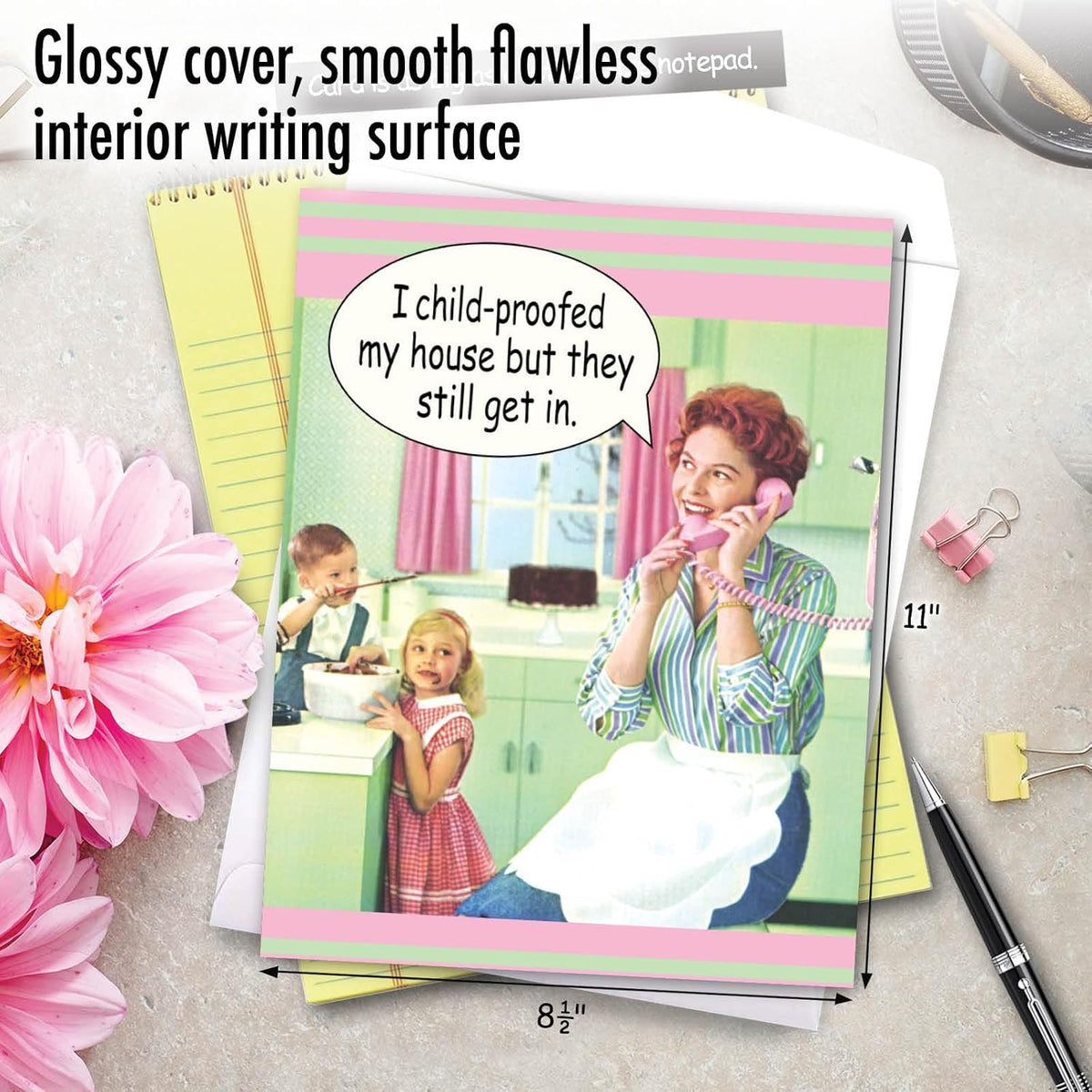 NobleWorks Mother's Day Funny Jumbo Notecard Still Get In J0102MDG