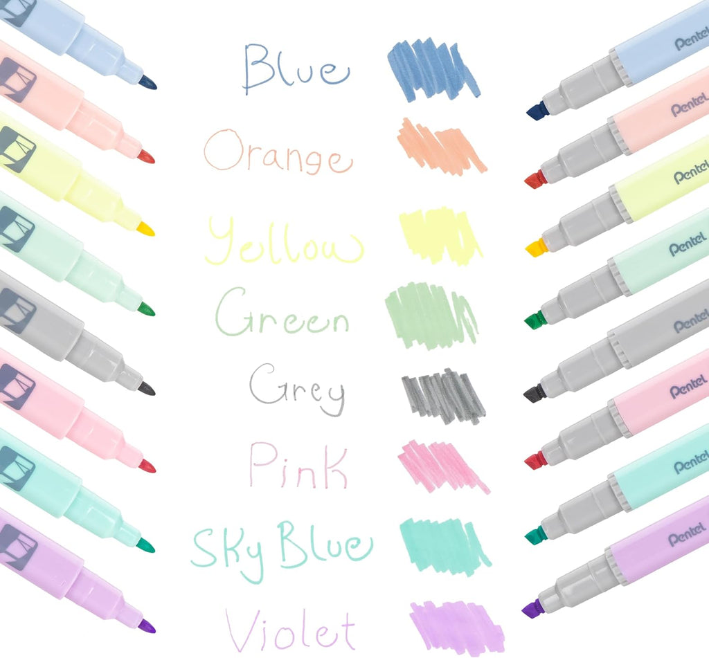 Pentel Illumina Flex Twin Tip Highlighter, Dual-Tip Marker Highlighter
