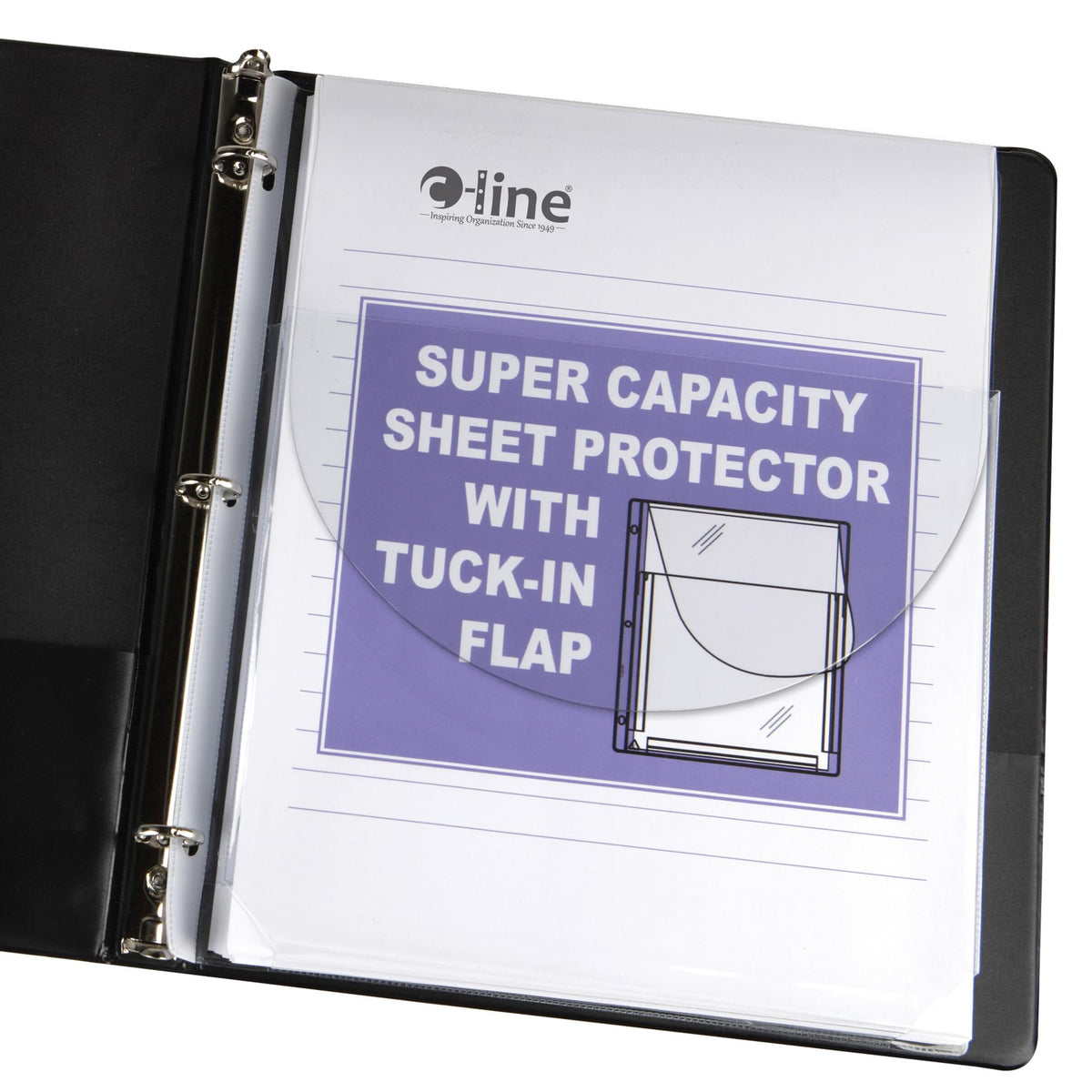 C-Line Super Capacity Sheet Protector, Clear, 10/Pack (61027)