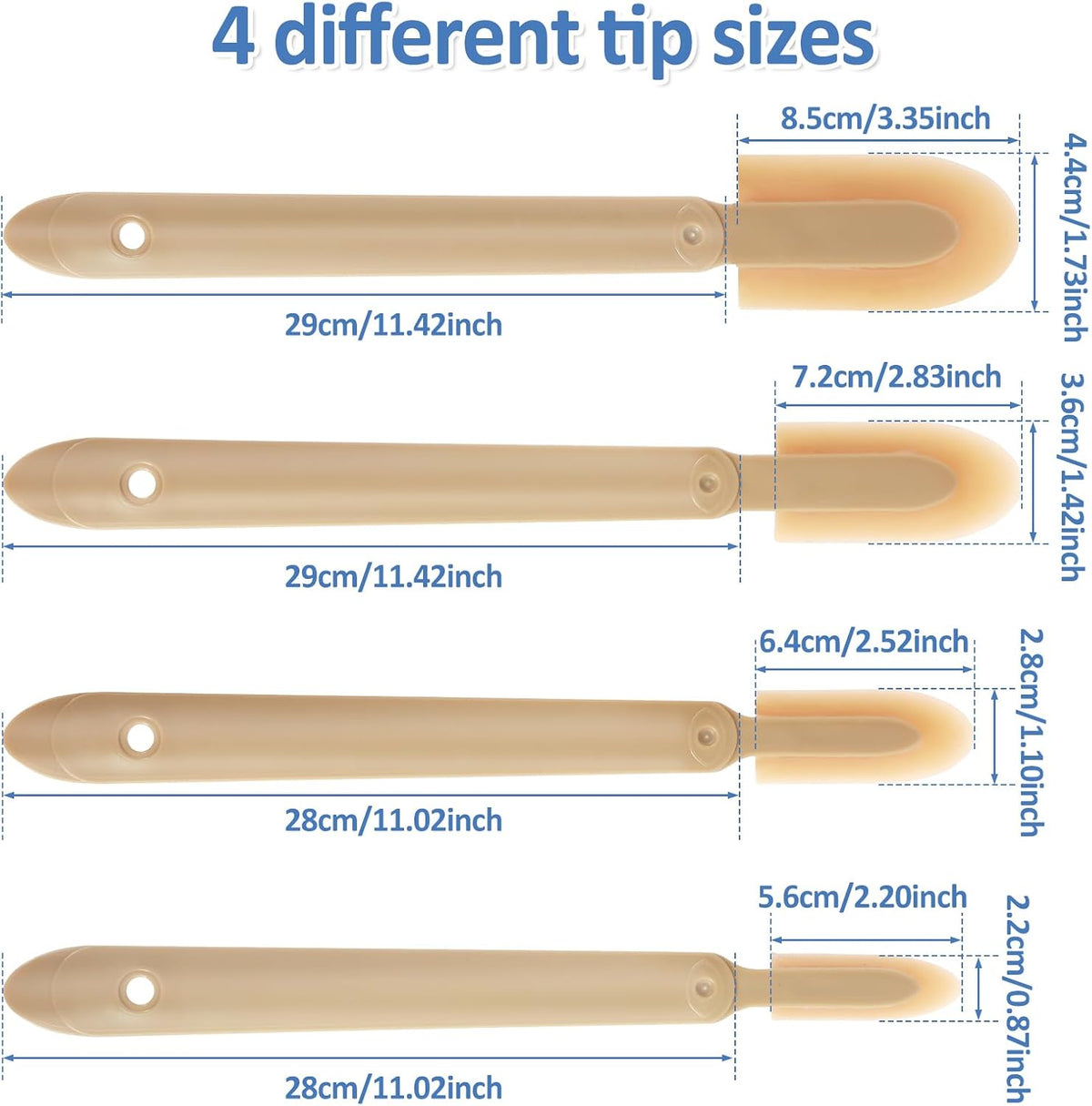 8Pcs Rubber Caulking Tool Set,Caulking Finishing Tool,Grout Sealant Caulk Spatula Set