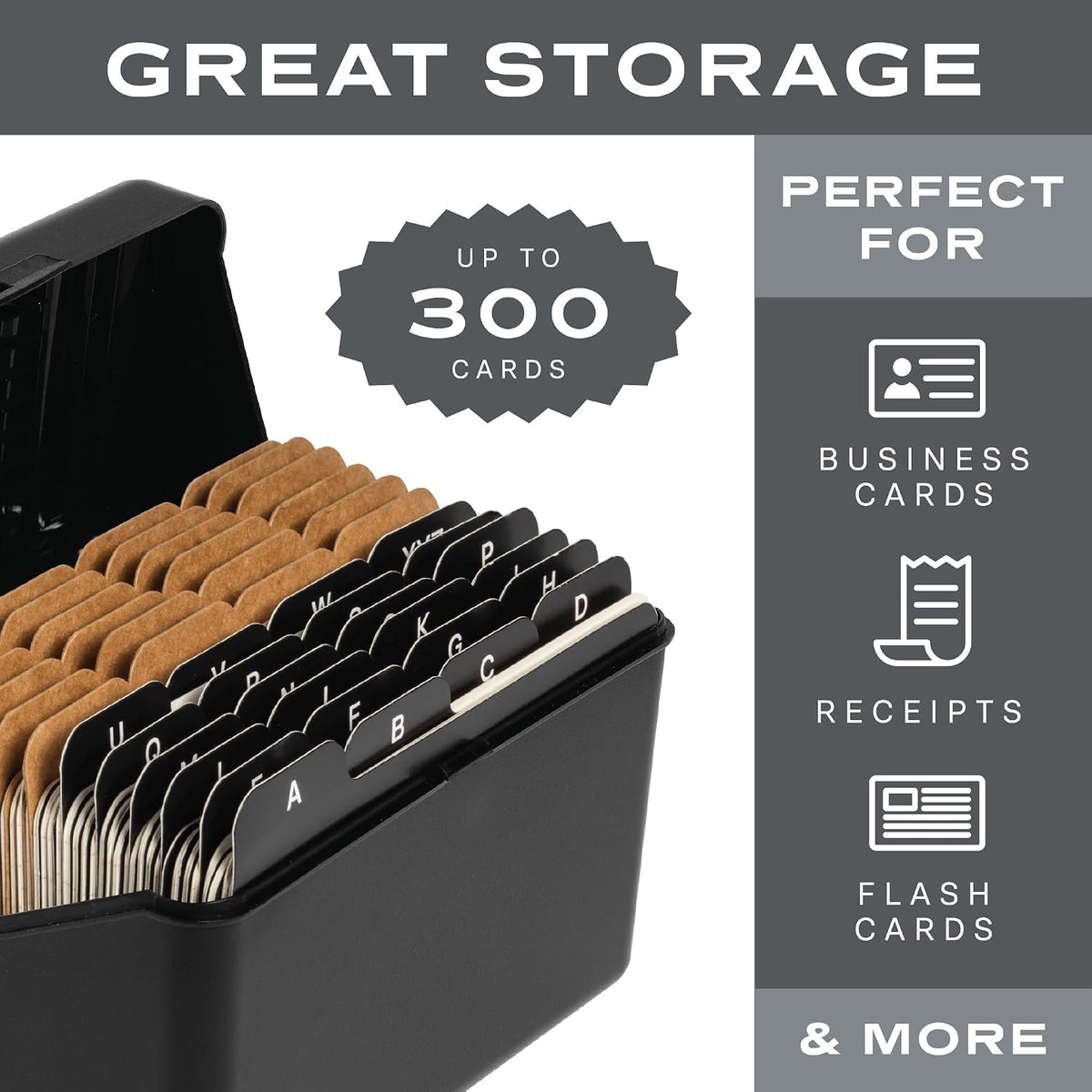 3x5 Index Card Holder Set 50 Ruled Index Cards