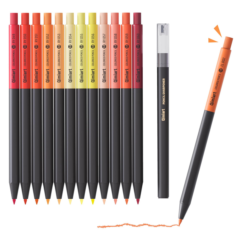 3.0mm Mechanical Colored Pencils Set, Pack of 12 (Metallic Color)