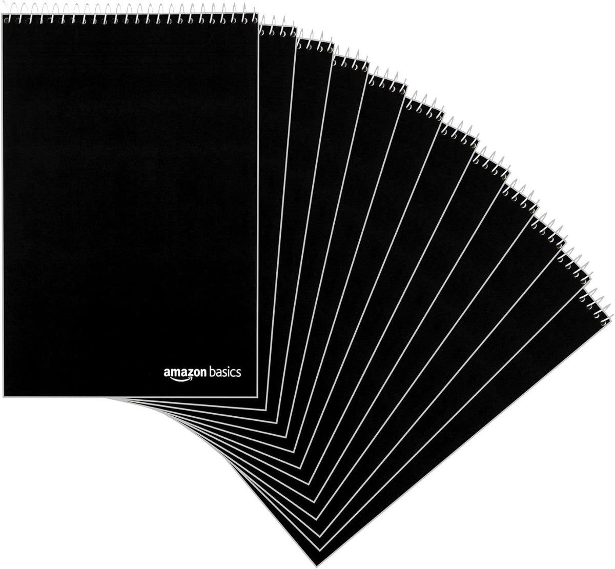 Amazon Basics Steno Notebooks, Gregg Rule, Green Paper for Notes, 80 Sheets, 6" x 9"