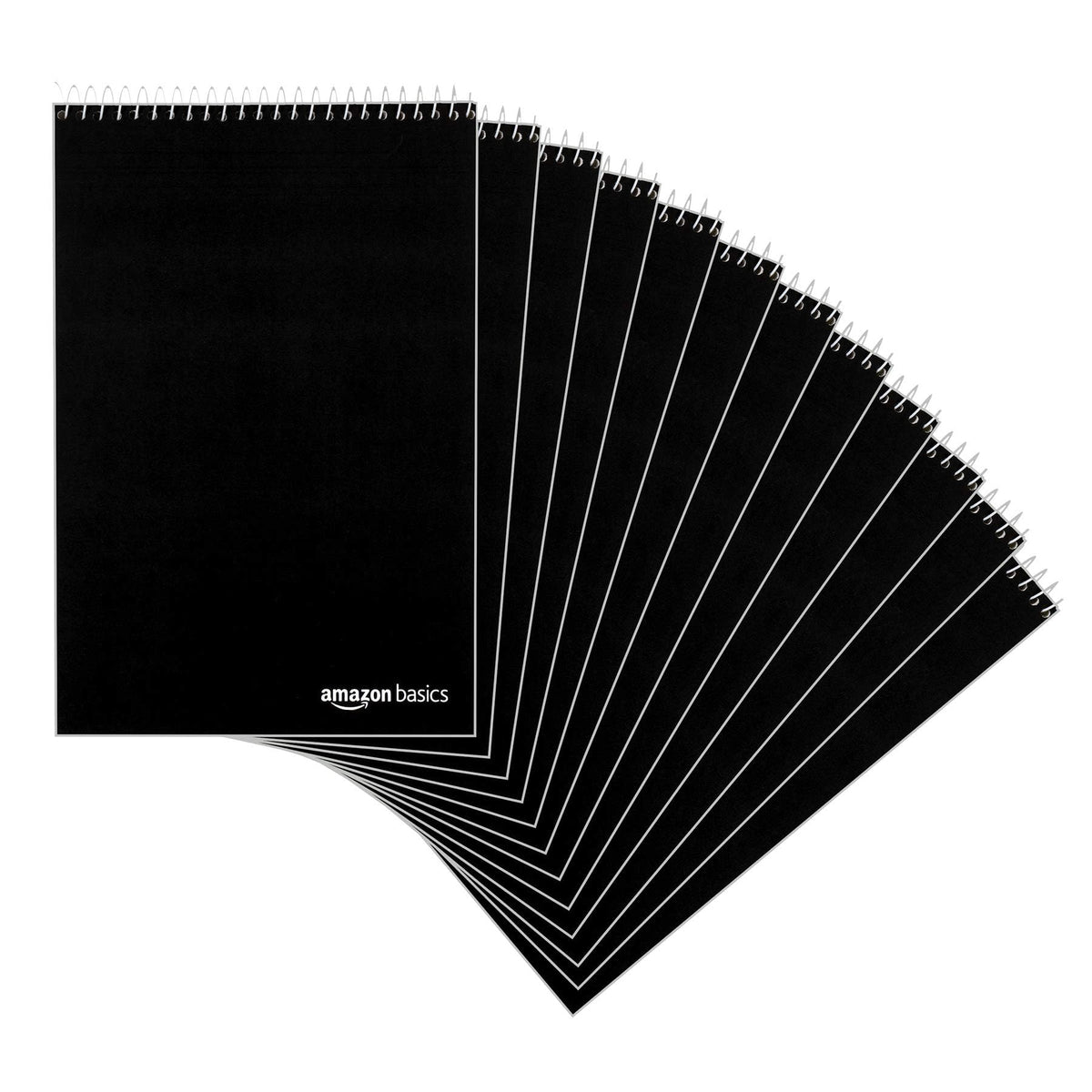 Amazon Basics Steno Notebooks, Gregg Rule, Green Paper for Notes, 80 Sheets, 6" x 9"