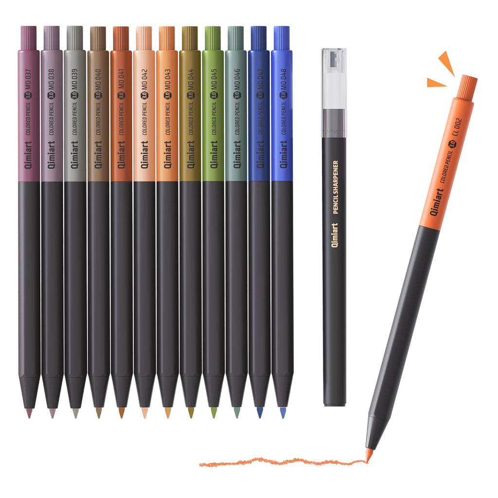 3.0mm Mechanical Colored Pencils Set, Pack of 12 (Metallic Color)
