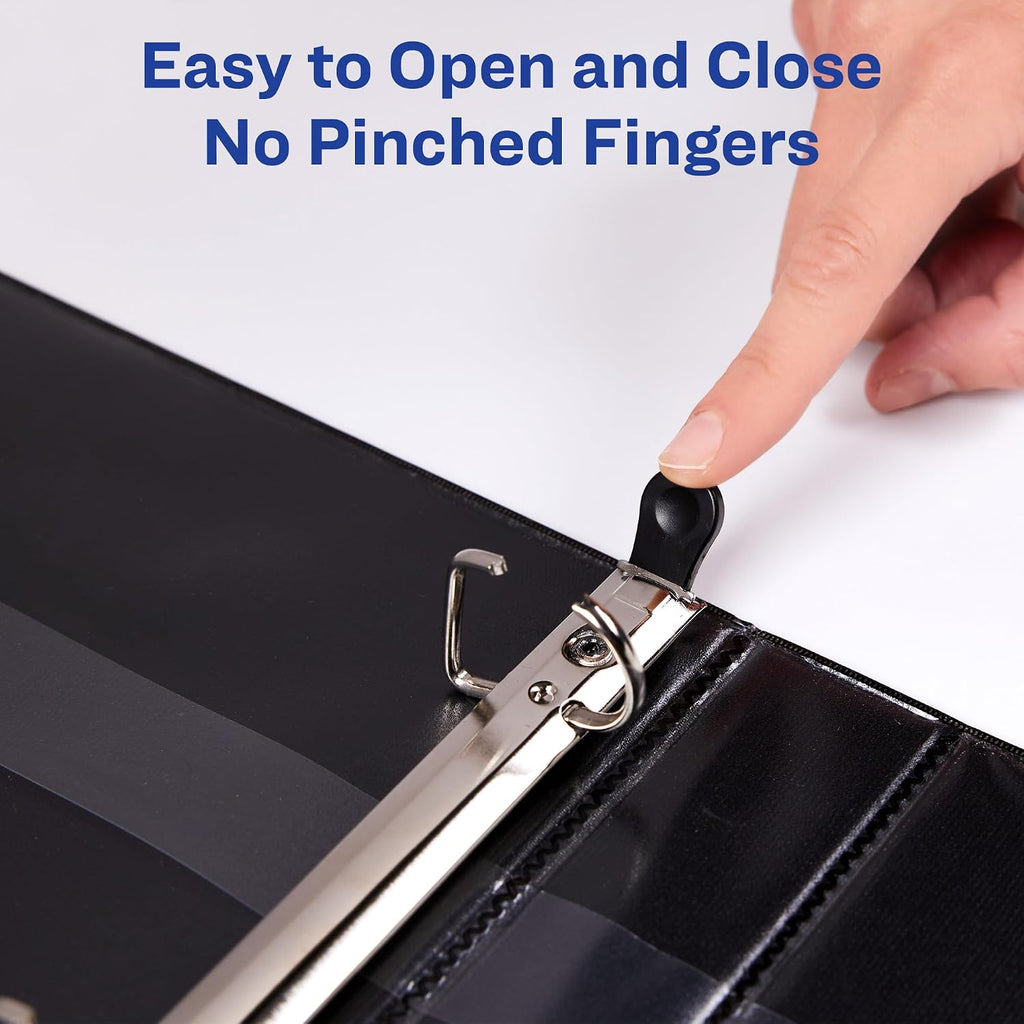 Avery® Heavy-Duty View 3 Ring Binder, 1" Rings, 1 Chartreuse Binder