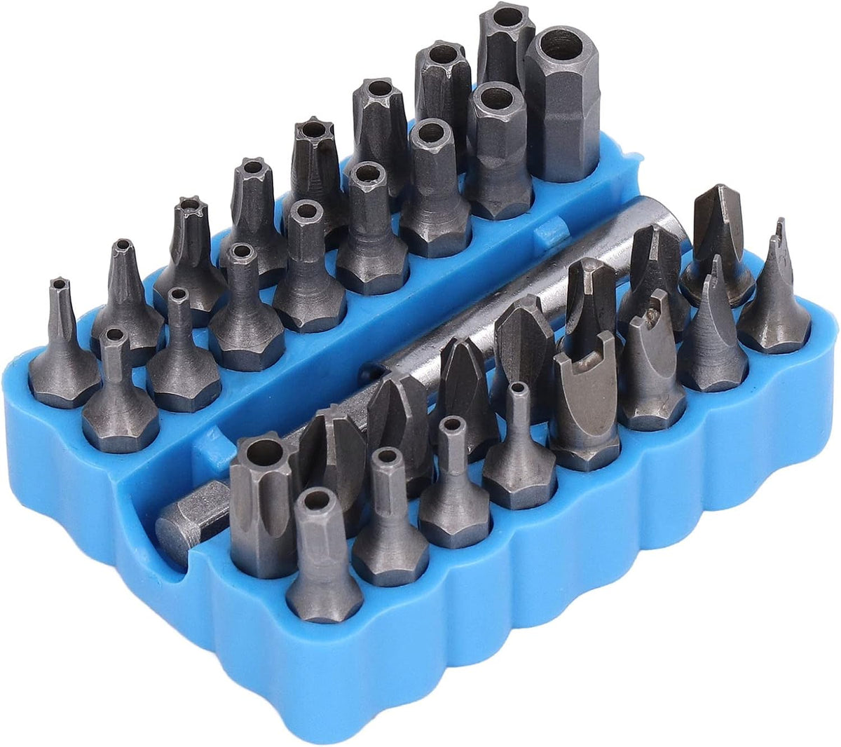 Tangxi 33Pcs Security Bit Set 1/4in Hex | Screwdriver Bit Kit for Maintenance Repair