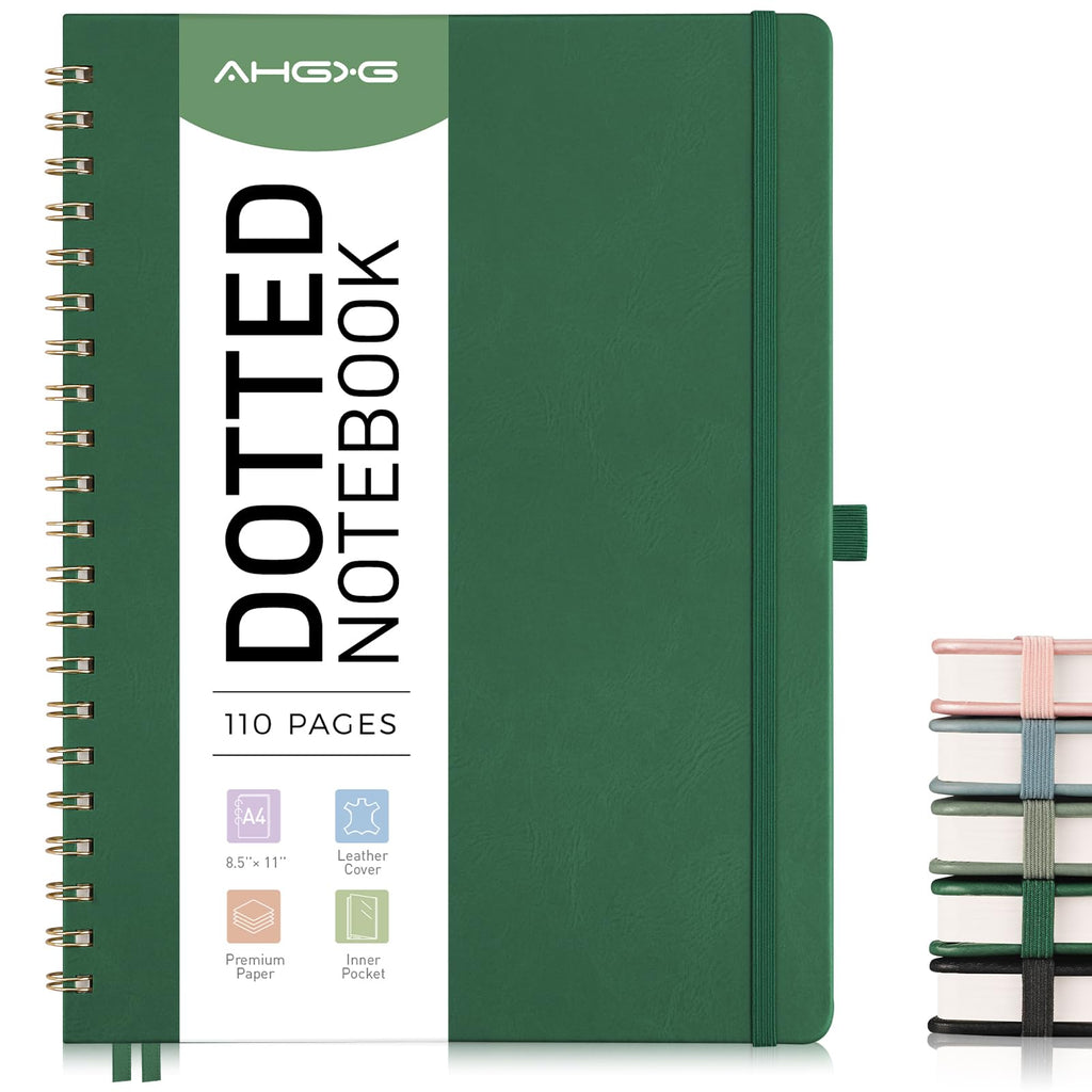 AHGXG Graph Paper Notebook, 140 Pages, B5 (7.6" x 10")