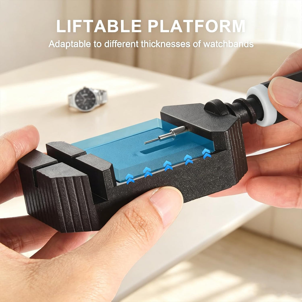 BOSHIYA 12 Pcs Watch Link Removal Kit, Professional Watch Band Adjustment Tool Kit for