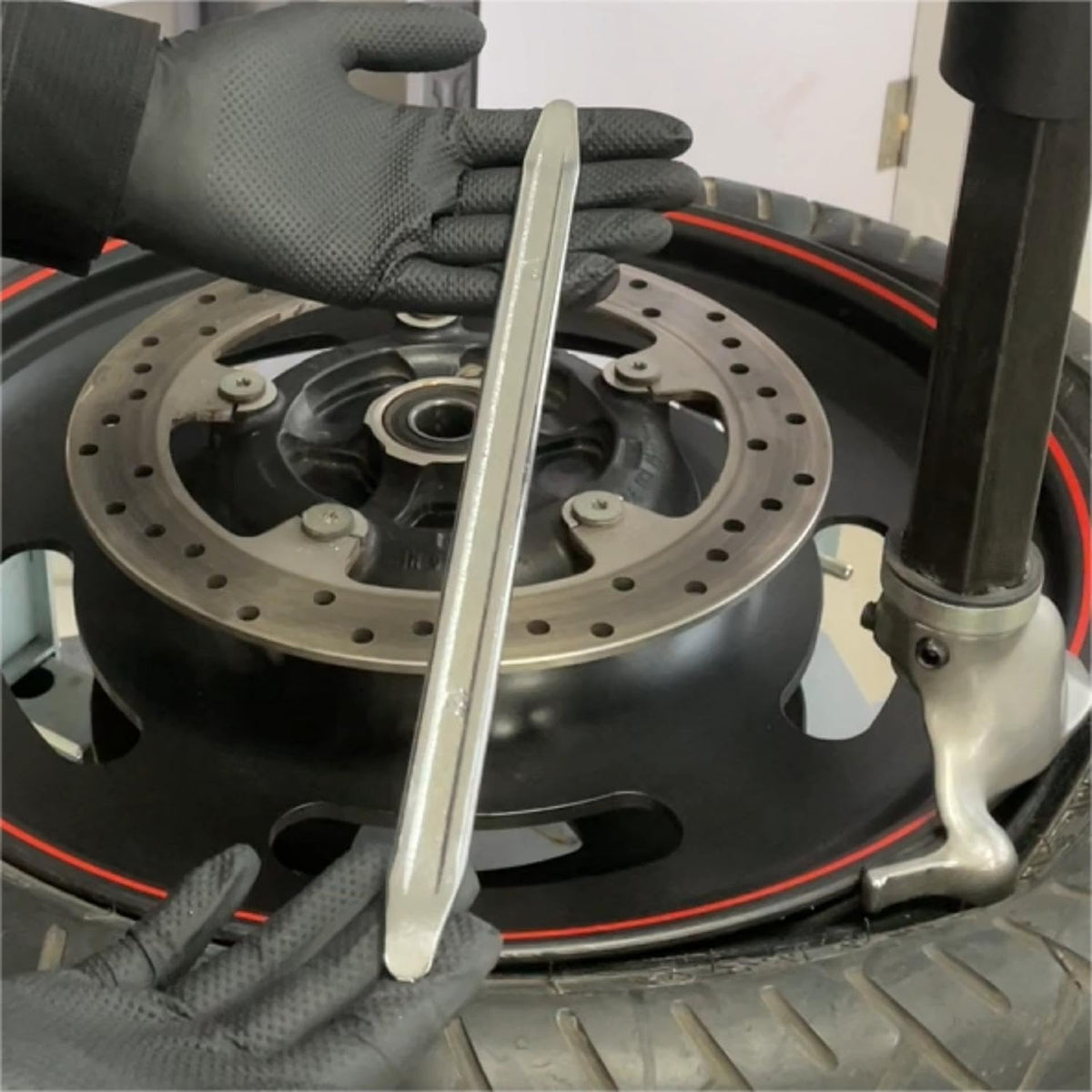 12-Inch Motorcycle Tire Spoons, 3-Piece Forged Steel Set