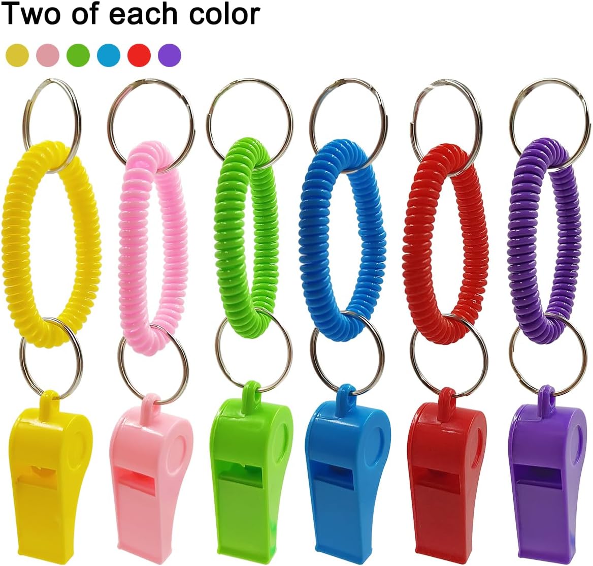 AFUNTA 12 Pack Whistle for Coaches, Emergency, Women, Refereeing, Footballing