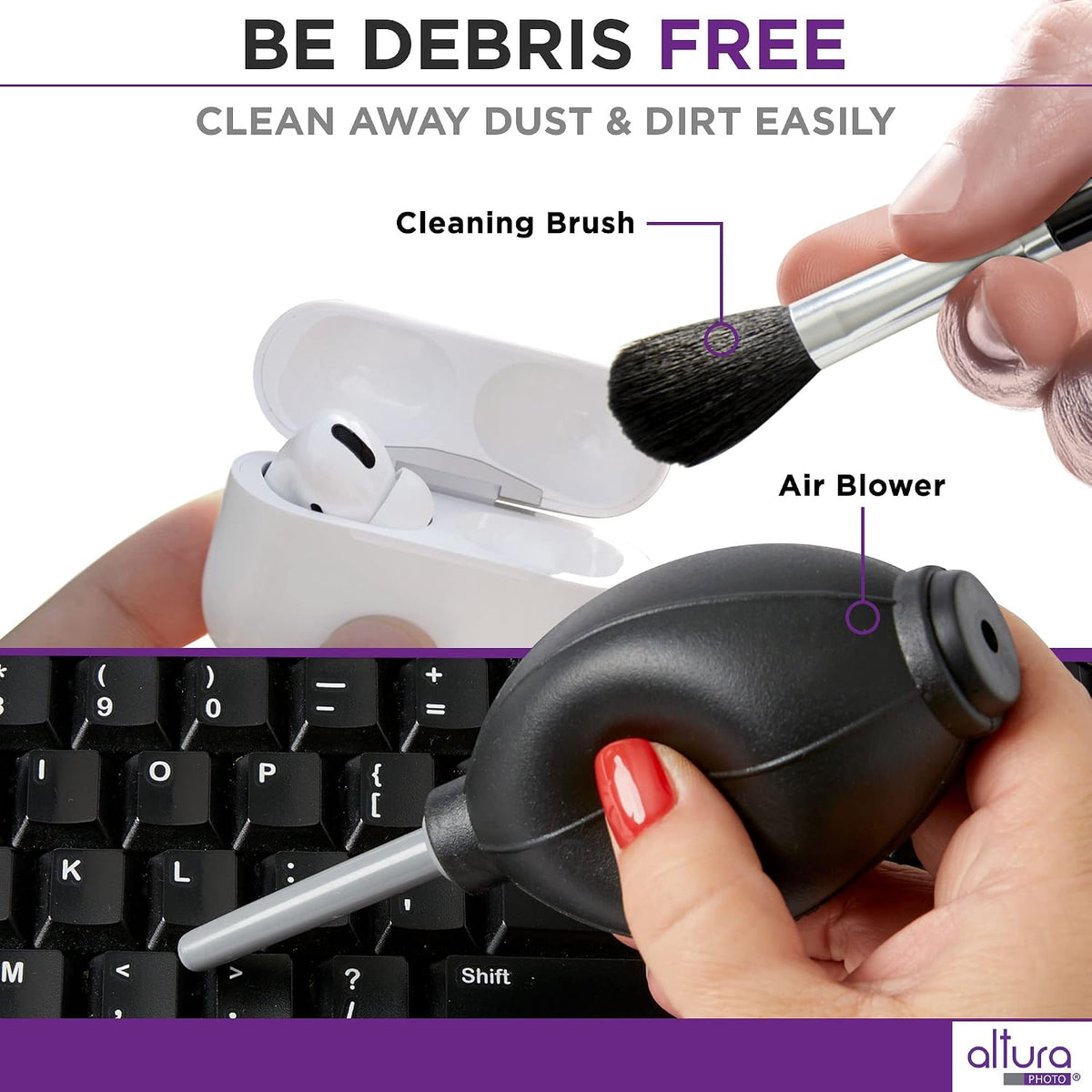 Altura Photo Keyboard Cleaner & Laptop Cleaning Kit for Computer, MacBook