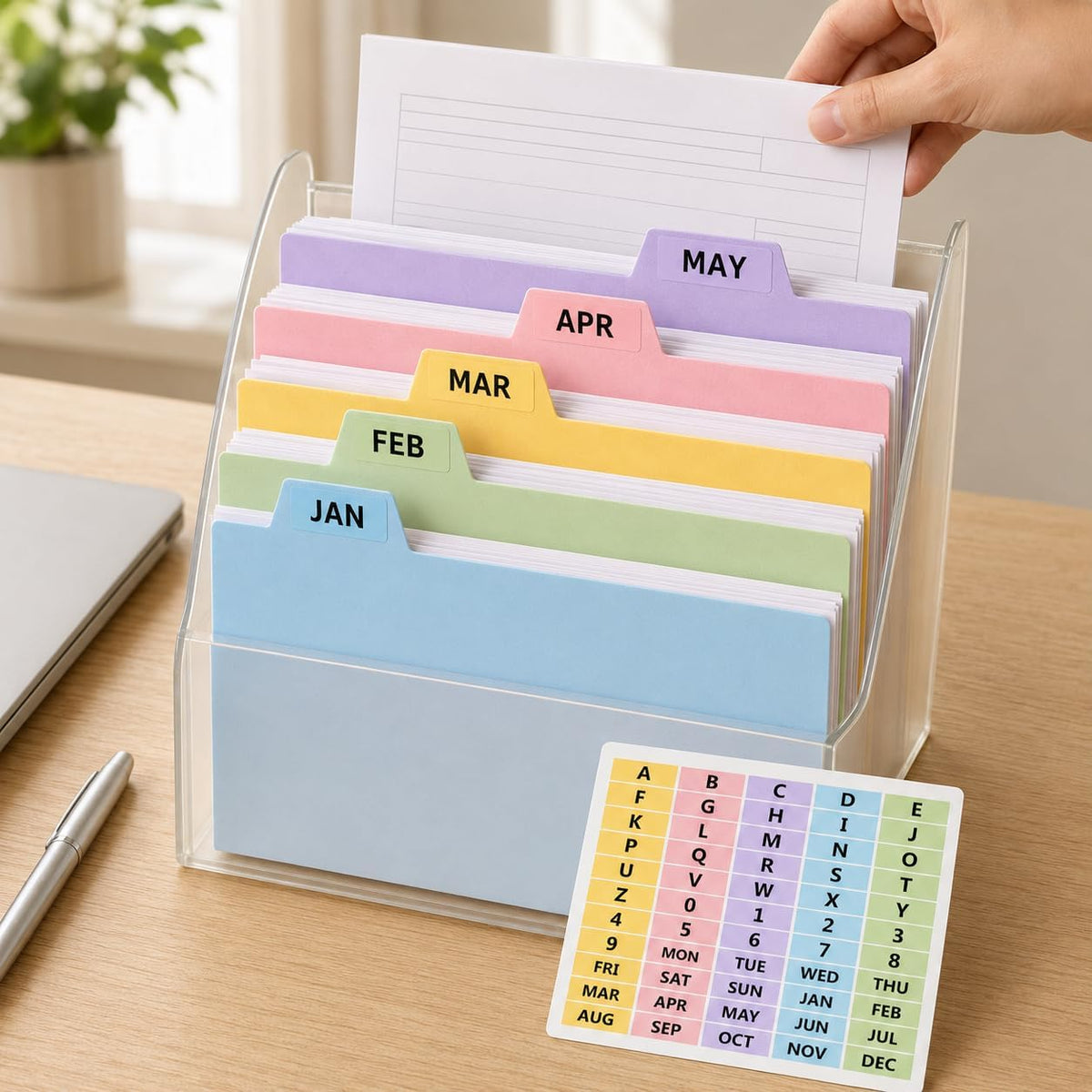 4x6 Index Card Dividers, 50 Pk Colorful Tabs for Flashcards & Study Notes
