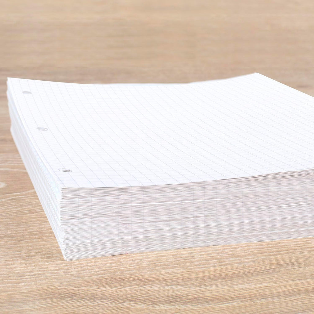 Mead Loose Leaf Paper, Graph Ruled Filler Notebook Paper, 8" x 10-1/2", 400 Sheets