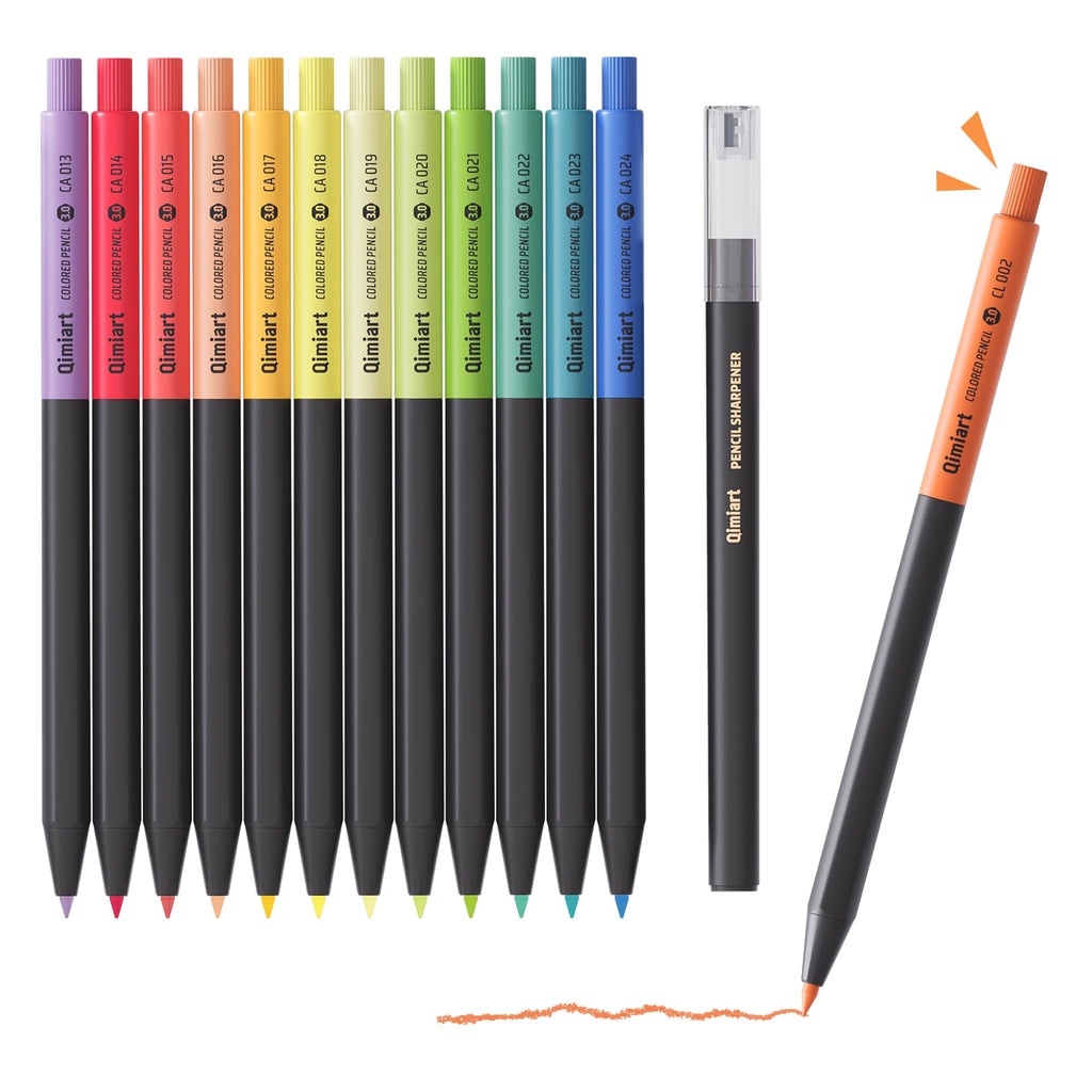 3.0mm Mechanical Colored Pencils Set, Pack of 12 (Metallic Color)