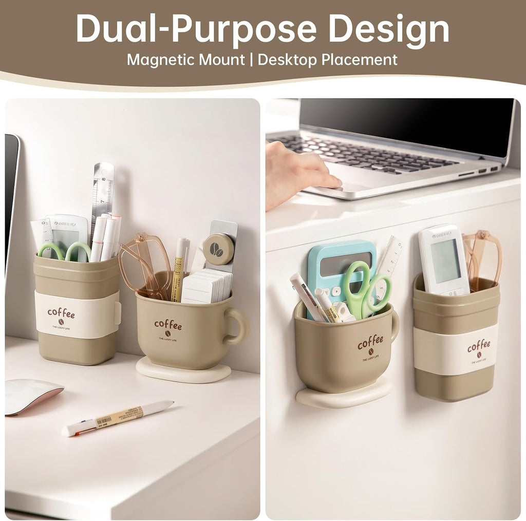 Magnetic Pen Holder 2 Pack, Whiteboard Dry Erase Marker Holder