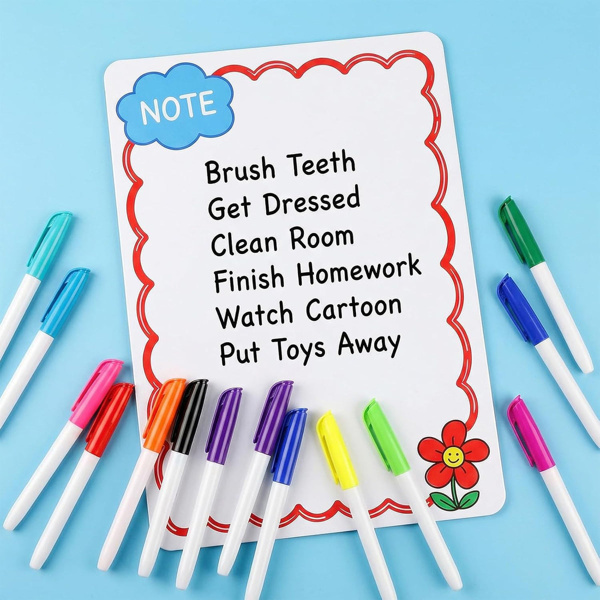 164-Piece Dry Erase Markers Bulk Set, 160 Whiteboard Markers with Fine Tip