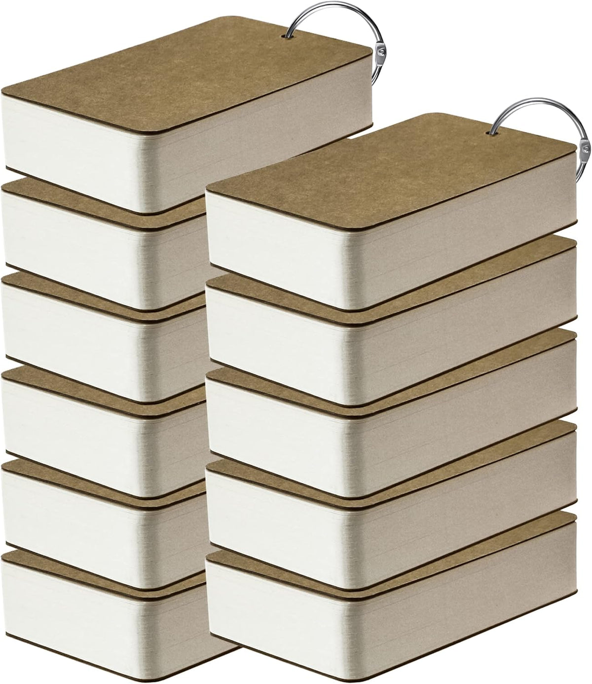 500 Pcs Flash Cards 2x3 Inch Index Cards with Ring Lined Note Card Bood Flashcards