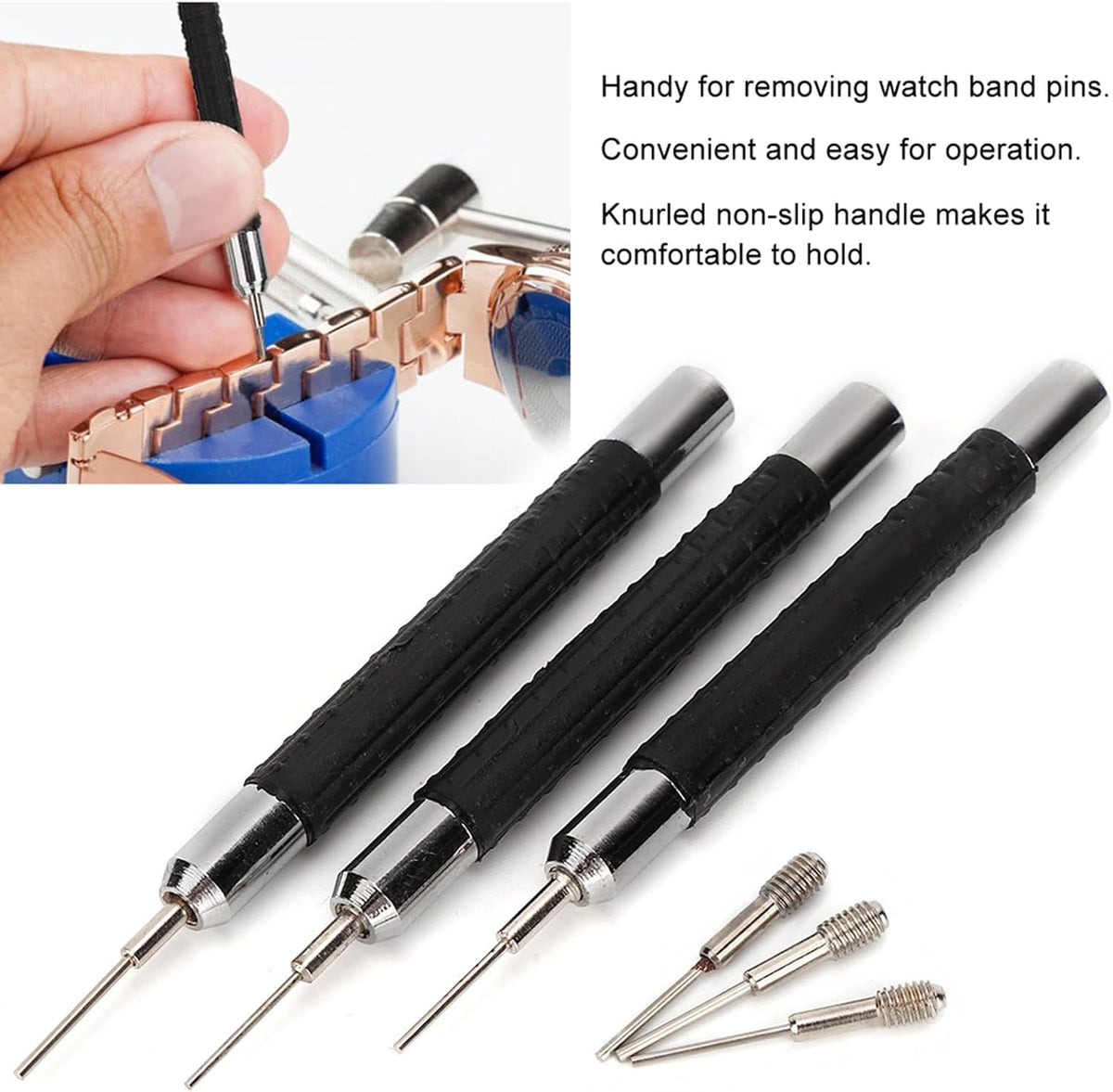 3 PCS Watch Link Removal Tool, For Alloy Watch Band Link Remover