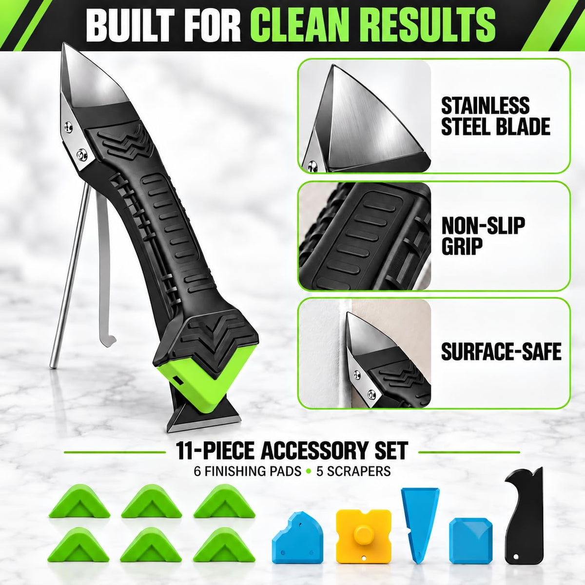 5 in 1 Caulking Tool, Silicone Caulk Remover Tool for Home Improvement