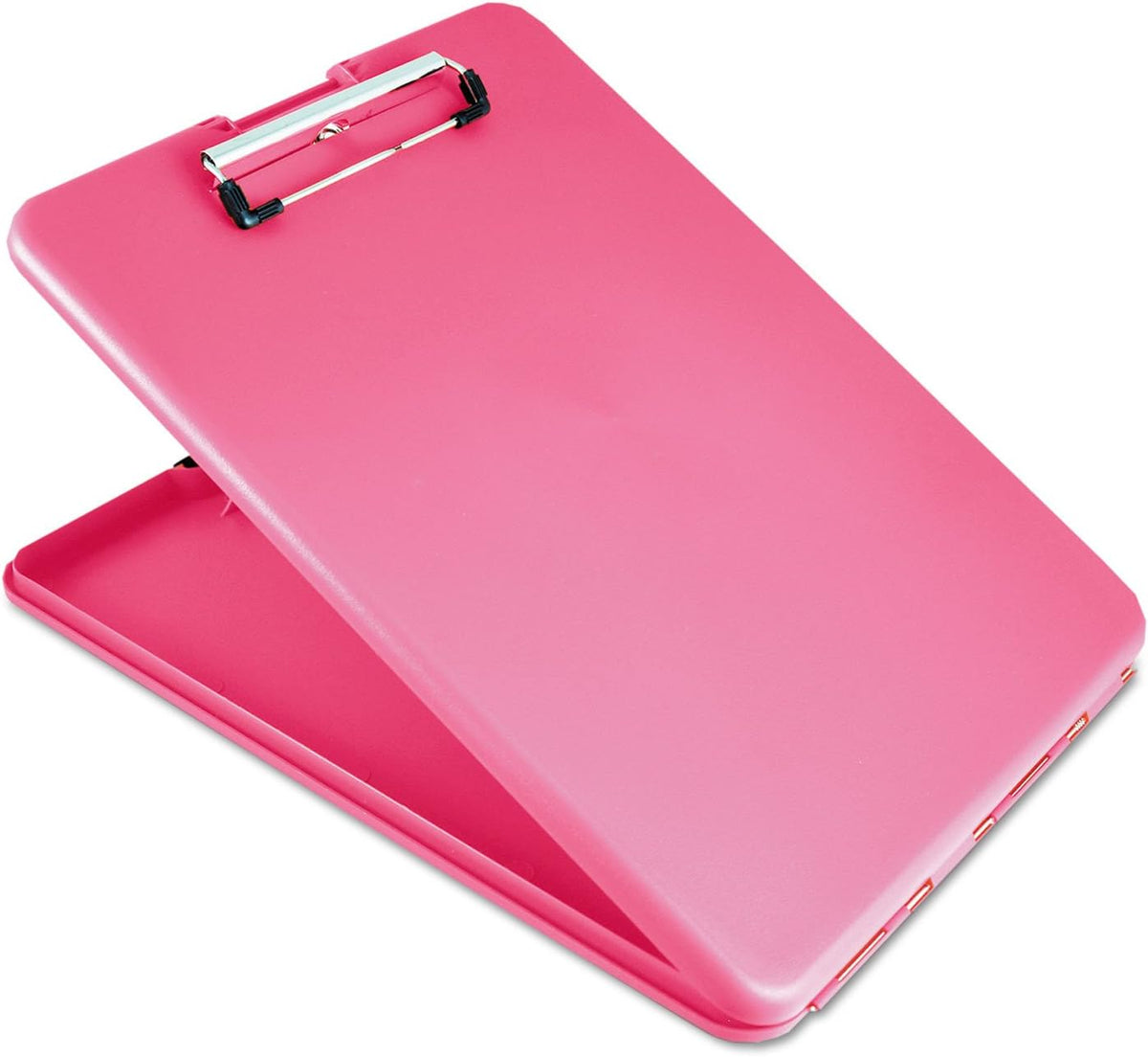 Saunders SlimMate Storage Clipboard, Slim Plastic, Letter Size, Red