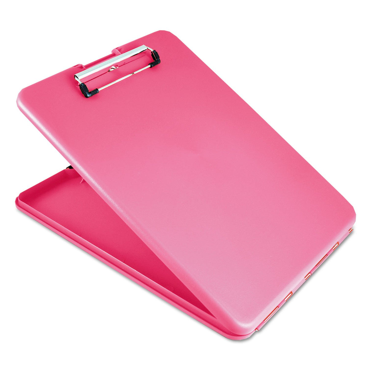 Saunders SlimMate Storage Clipboard, Slim Plastic, Letter Size, Red