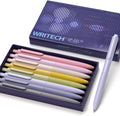 WRITECH Retractable Gel Pens 0.5mm: Fine Point Morandi Ink Color 8ct