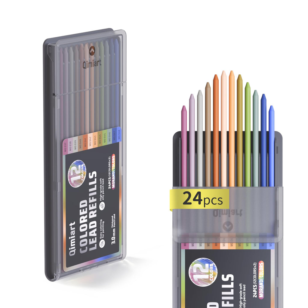 3.0mm Mechanical Colored Pencils Set, Pack of 12 (Metallic Color)