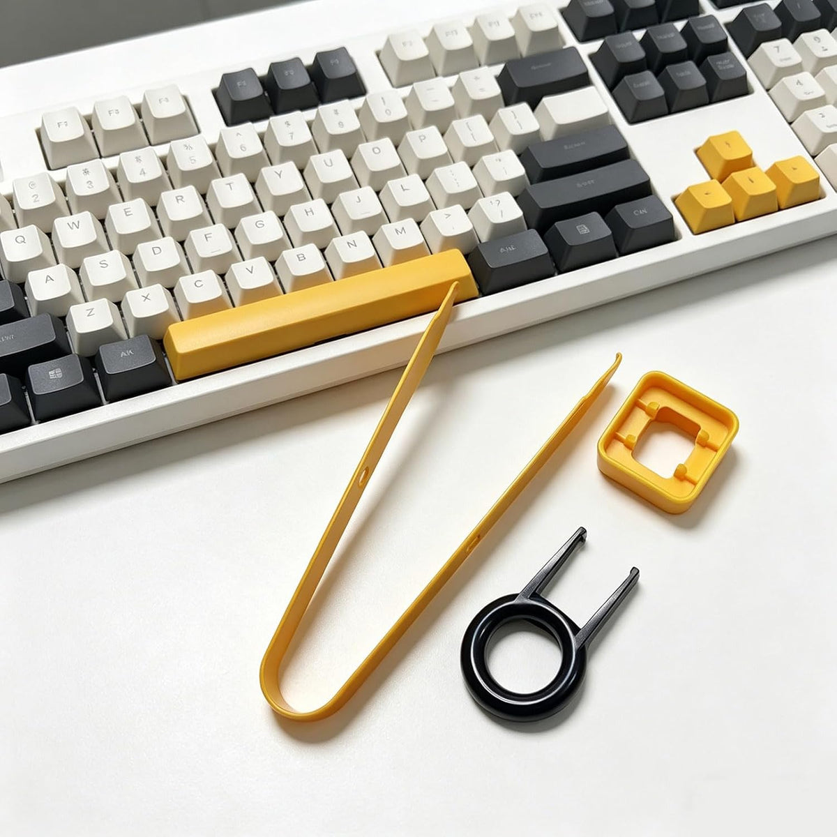 3Piece Ergonomic Keycap Puller Switches Remover Opener Set for Mechanical Keyboard