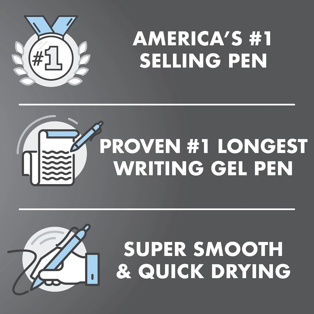 PILOT G2 Premium Gel Ink Pens, Fine Point 0.7mm, Assorted Inks, 8 Count