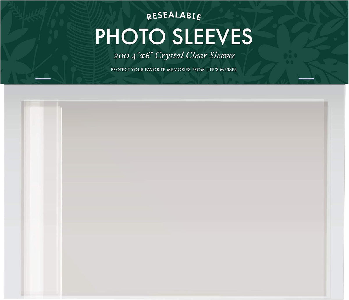 Jot & Mark 4x6 Photo Sleeves (200 Count) Crystal Clear Archival Plastic