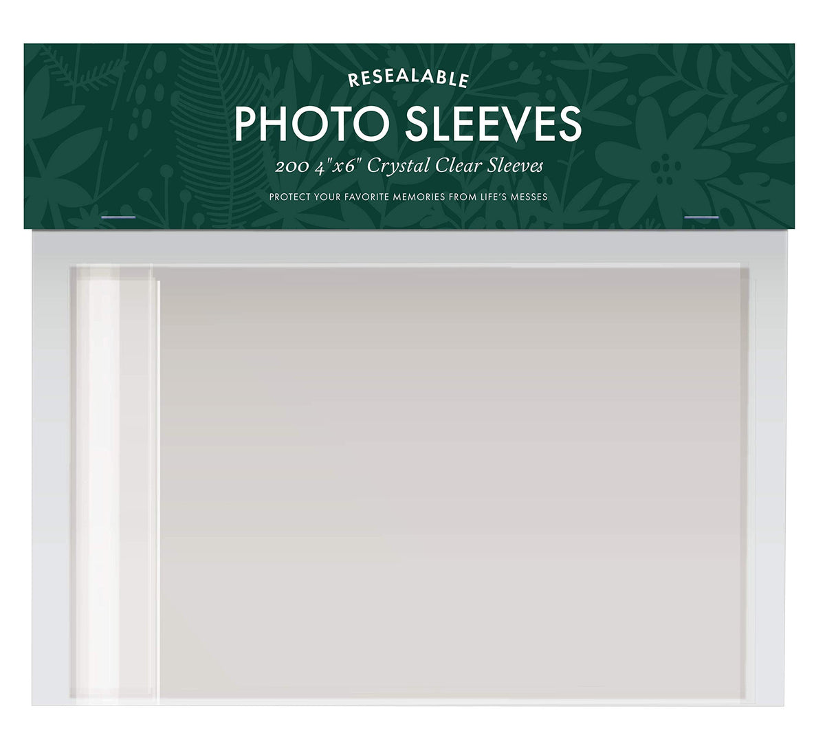 Jot & Mark 4x6 Photo Sleeves (200 Count) Crystal Clear Archival Plastic