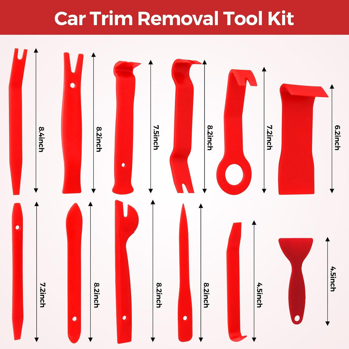 24 Pcs Car Trim Removal Tool Kit with Plastic Trim Removal Tool