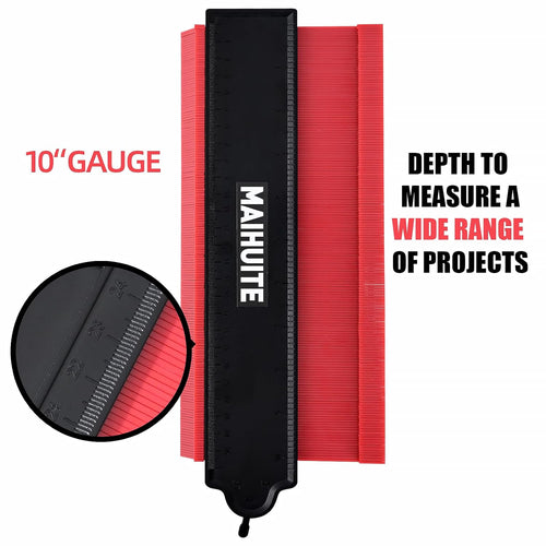 10" Contour Duplication Gauge，Adjustable Lock ，Precisely Copy Irregular Shape ，Irregular