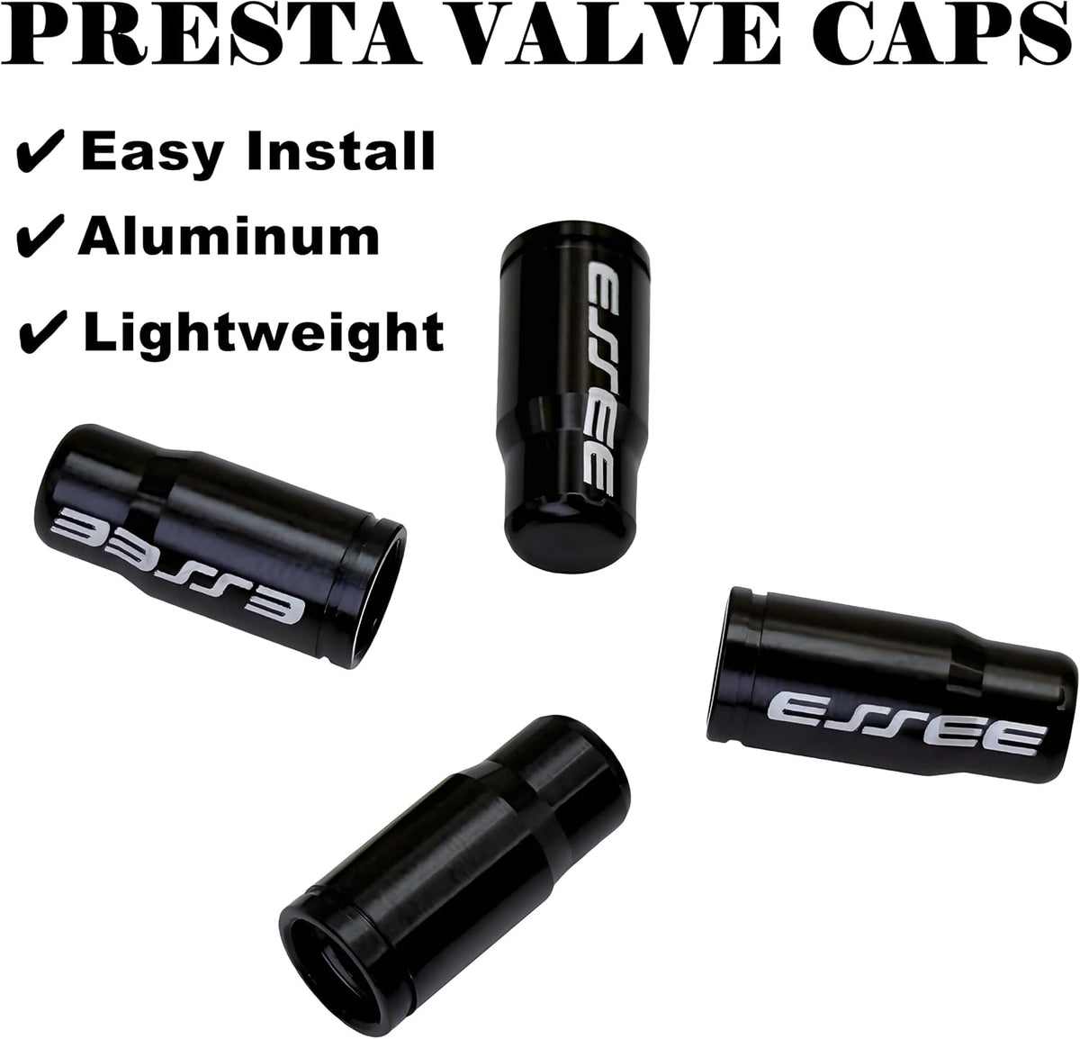 20 PCS Presta Valve Core with Valve Core Remover Tool and Valve Caps Kit