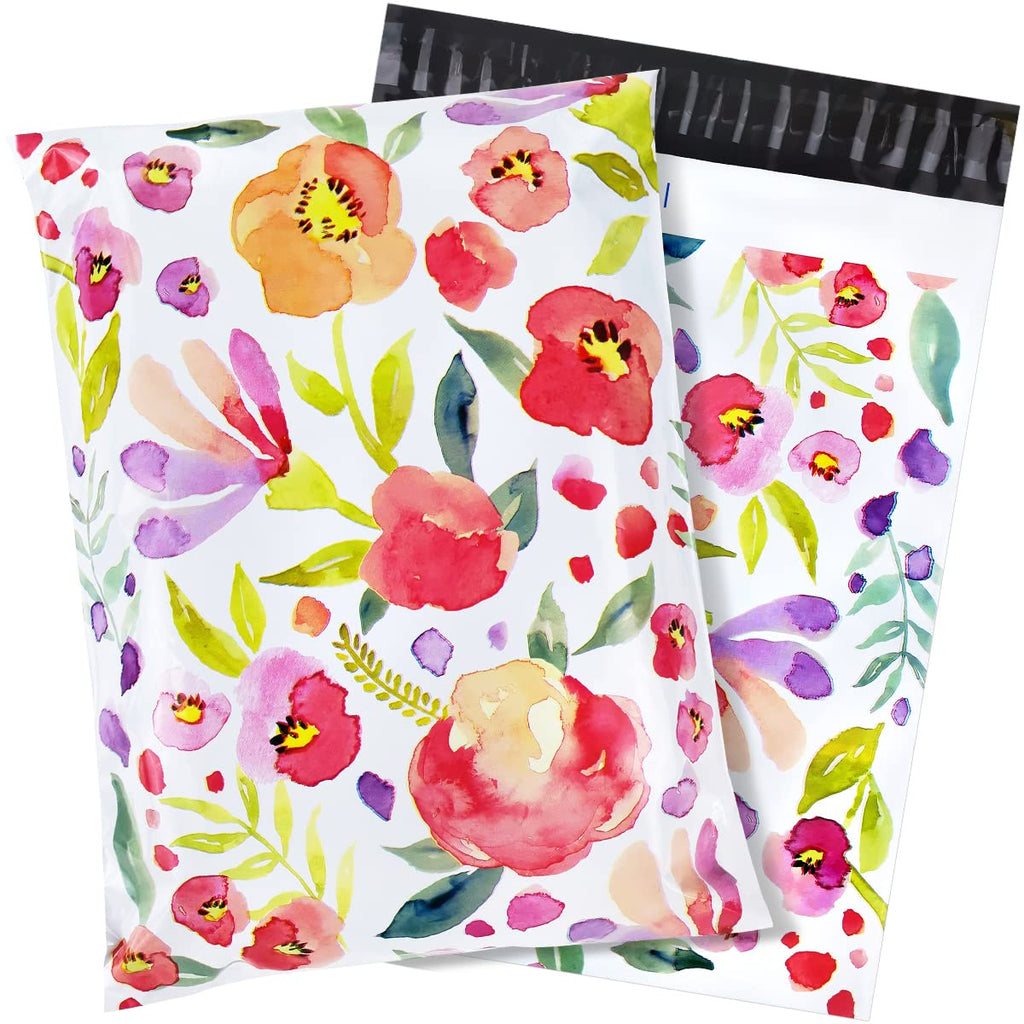 100 Pack Poly Mailers 10x13, Cute Packaging Envelope Mailers Polymailers Packaging for