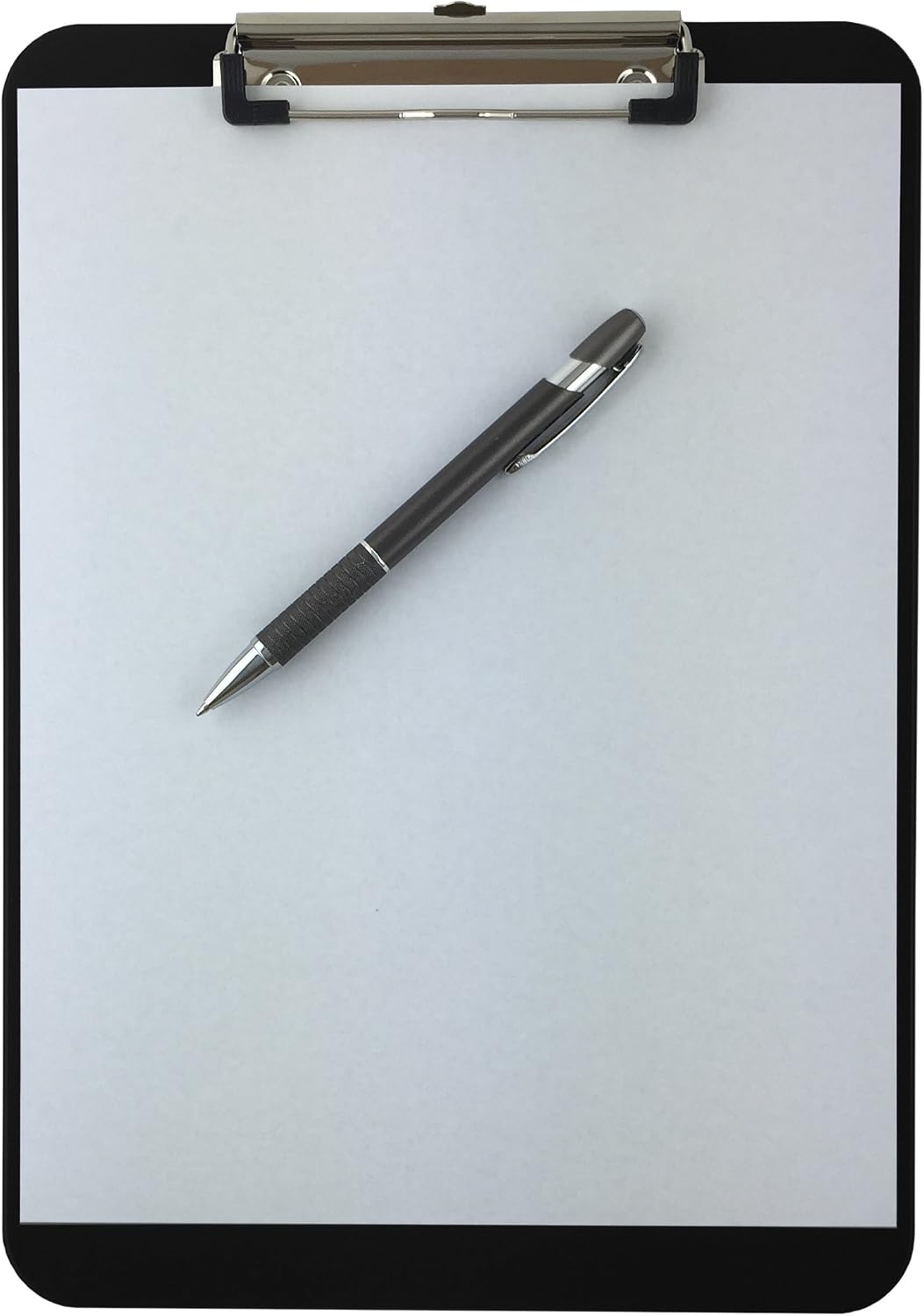 Trade Quest Black Plastic Clipboards Letter Size Low Profile (6-Pack)