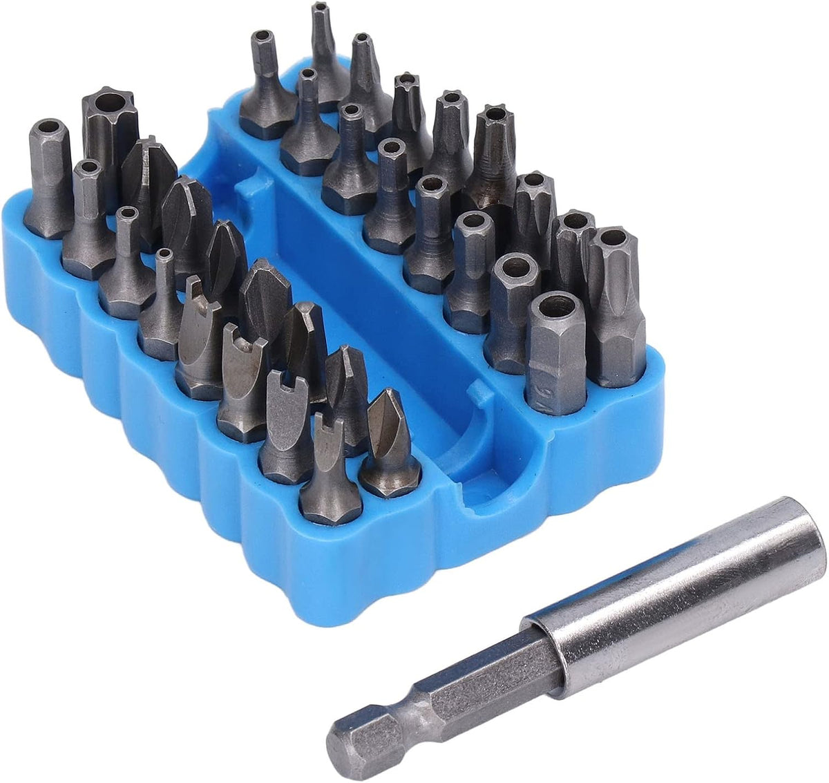 Tangxi 33Pcs Security Bit Set 1/4in Hex | Screwdriver Bit Kit for Maintenance Repair