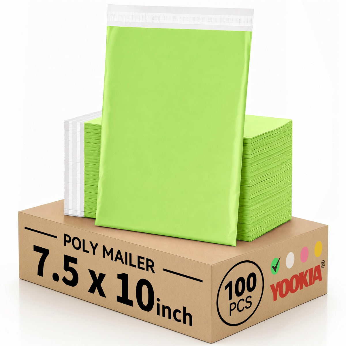 10x13" Poly Mailers 100PCS, 5-Layer Self-Seal Waterproof Shipping Bags for Clothes, Books