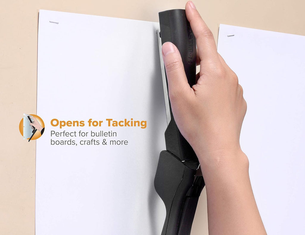 Bostitch Office Dynamo 4 in 1 Standup Stapler, 20 Sheet Capacity